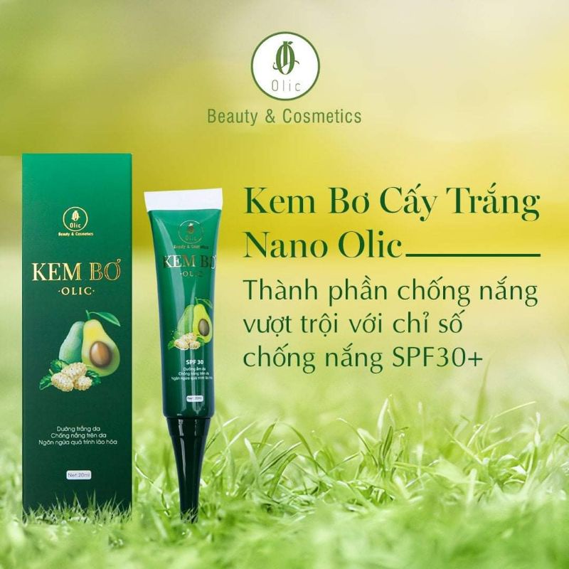 KEM BƠ CẤY TRẮNG NANO OLIC MẪU MỚI