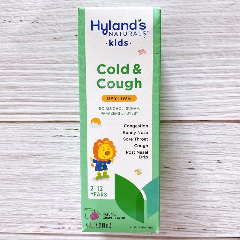 Hyland's Hylands 4 Kids Cold 'n Cough_Set ho sổ mũi gồm 2 chai ngày và đêm