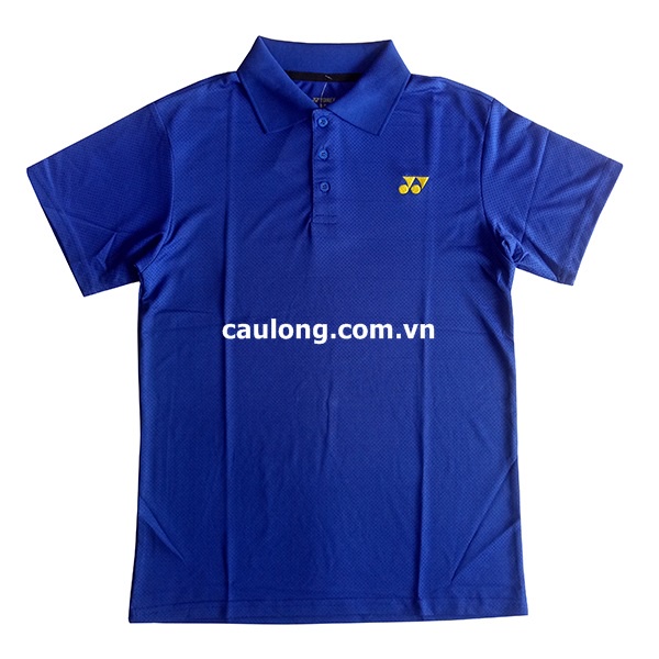 Áo Cầu Lông Nam Nữ Cổ Bâu Yonex Xanh Bích