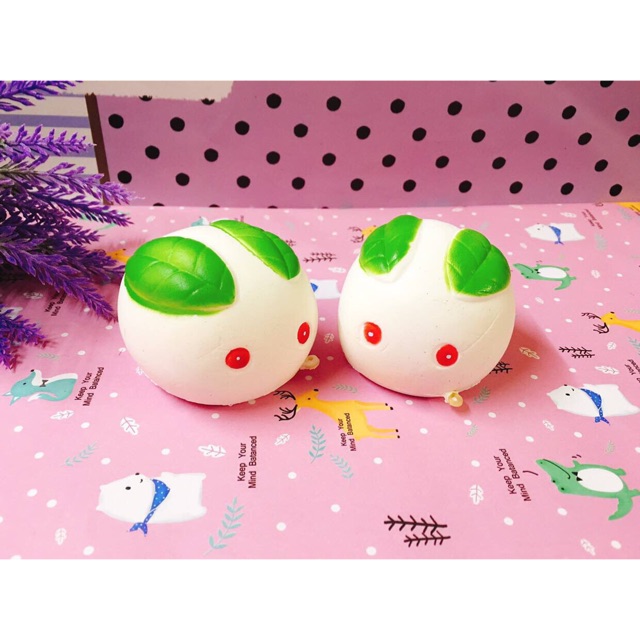 Squishy thỏ trắng - hàng loại 1