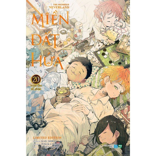 Truyện tranh Miền đất hứa - Tập 20 - The Promised Neverland - Bìa đen, bìa trắng và bìa giới hạn - IPM