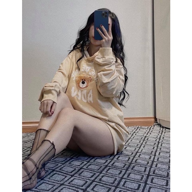 Áo nỉ có mũ adlv hình gấu | BigBuy360 - bigbuy360.vn