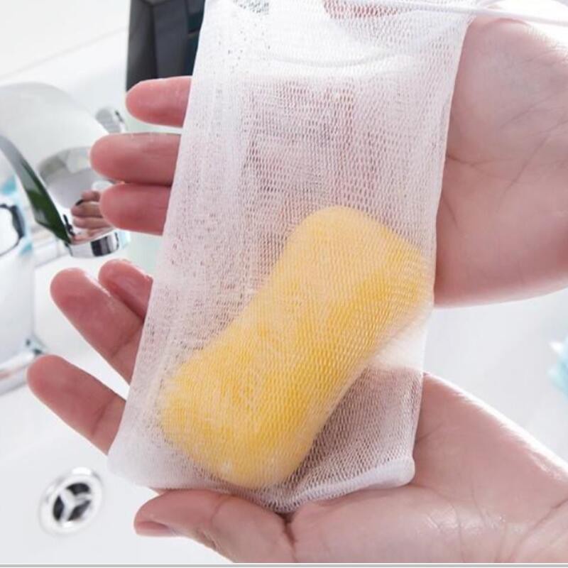 Túi lưới đựng xà phòng tiết kiệm xà bông thiết kế với lưới tắm mềm mai, không làm tổn thương da khi sử dụng GD235