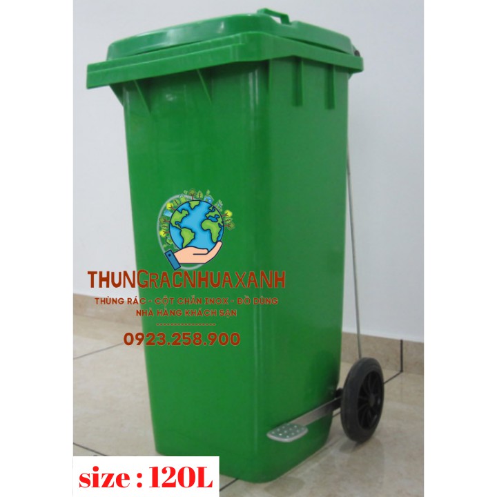 * GIẢM GIÁ SỐC GIÁ LẺ = GIÁ SỈ *THÙNG RÁC CÔNG CỘNG 120L, THÙNG RÁC NHỰA 120L