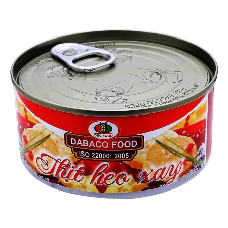 Thịt hộp heo xay hàng công ty Dabaco Food - hộp 170gr