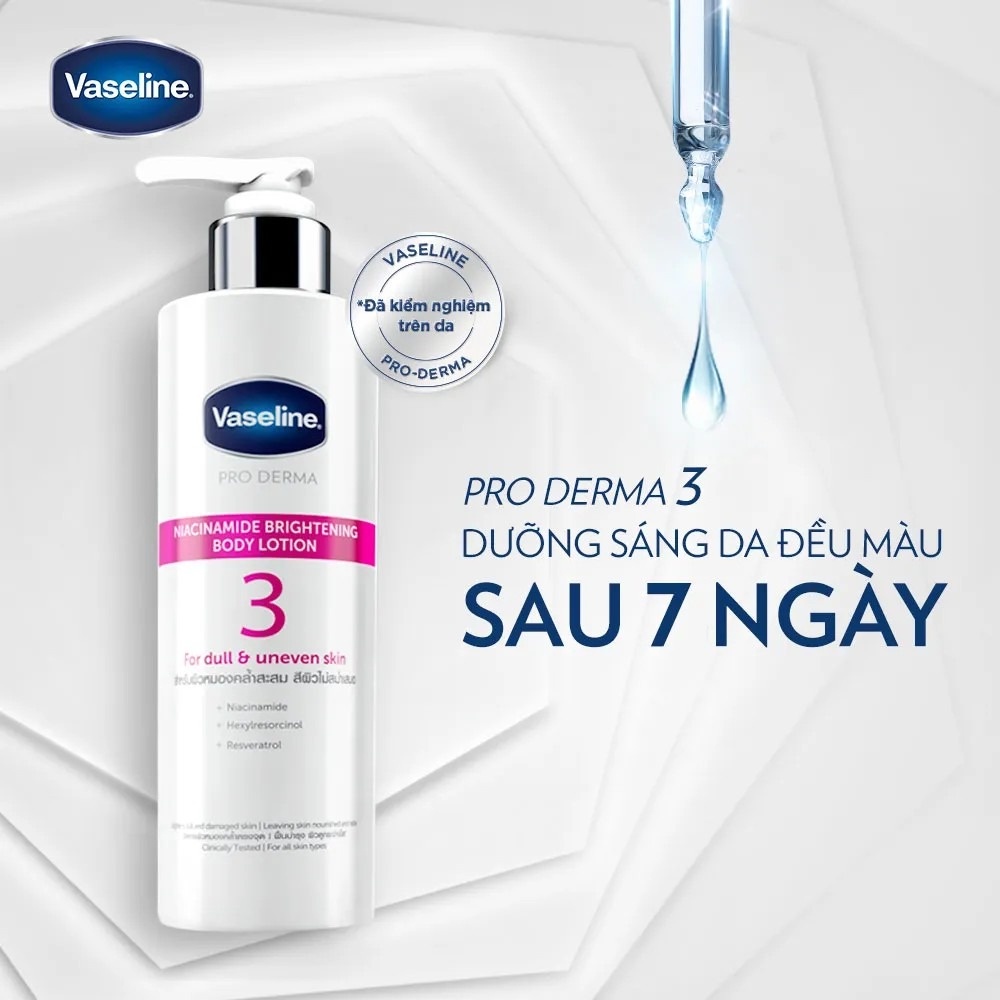 Dưỡng Thể Hoạt Tính Vaseline Pro Derma 250ml