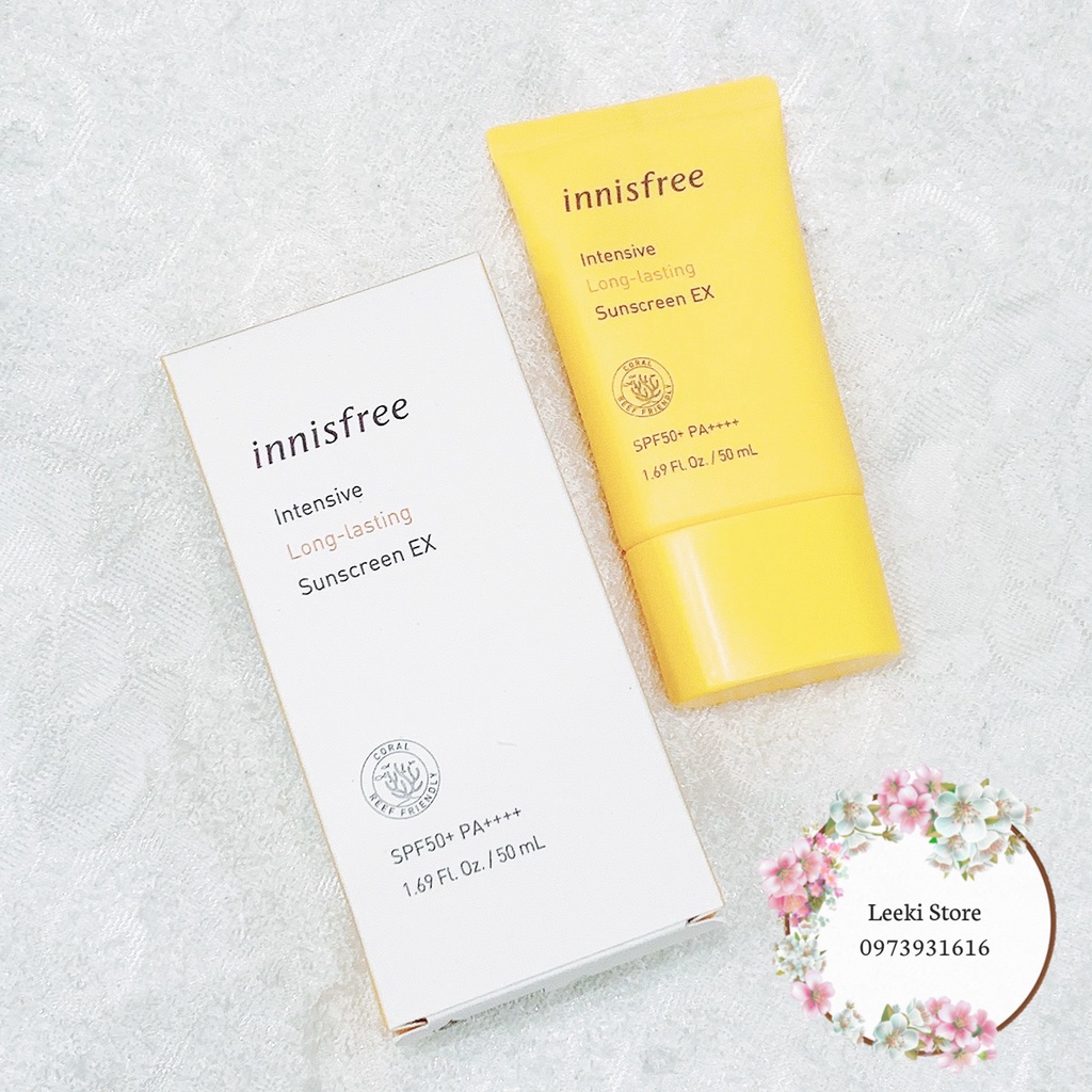 Kem chống nắng Innisfree Intensive Long Lasting Sunscreen Spf 50 Pa++++ 50ml