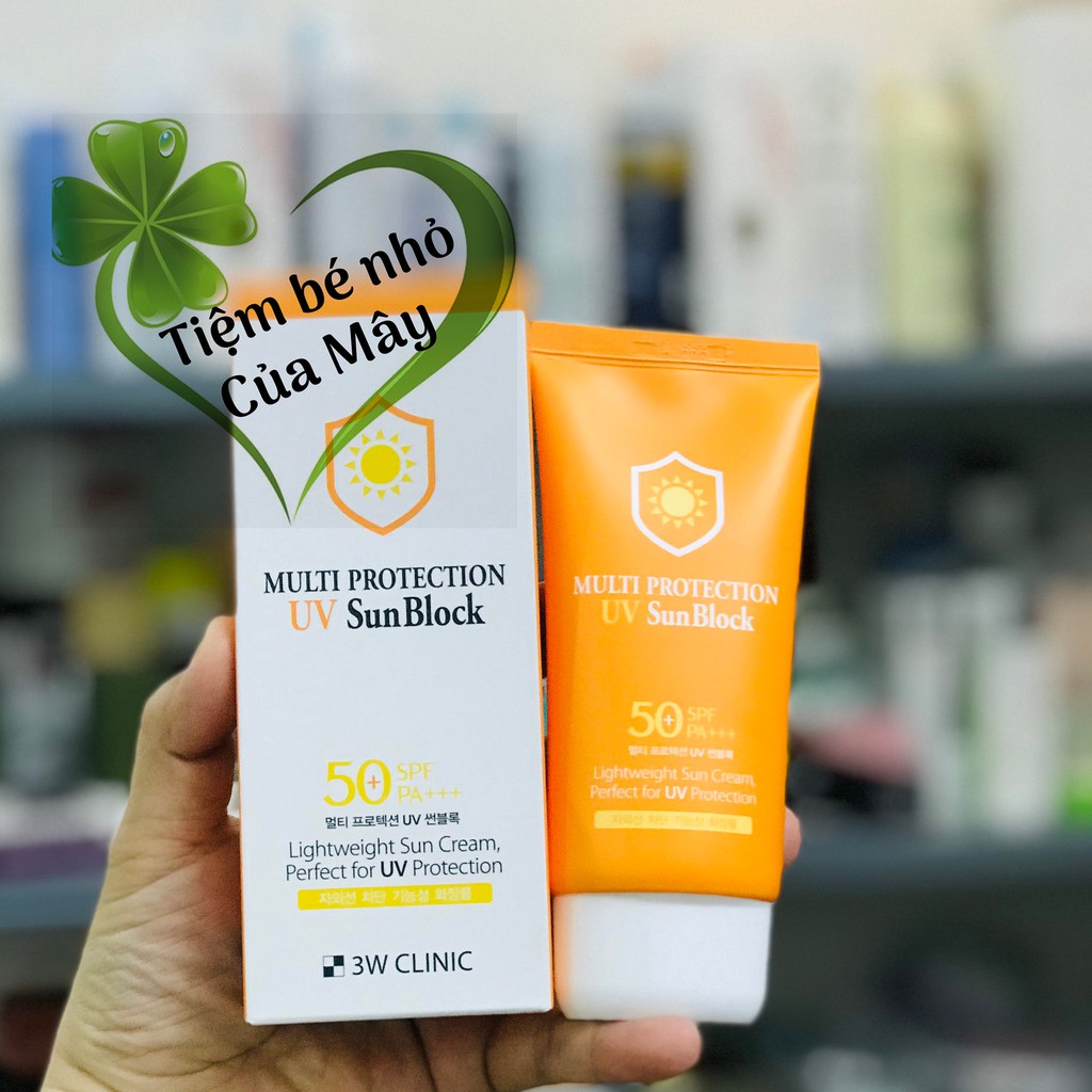 Kem Chống Nắng 3W Clinic Multi Protection UV Sun Block SPF 50+ PA+++ 70ml