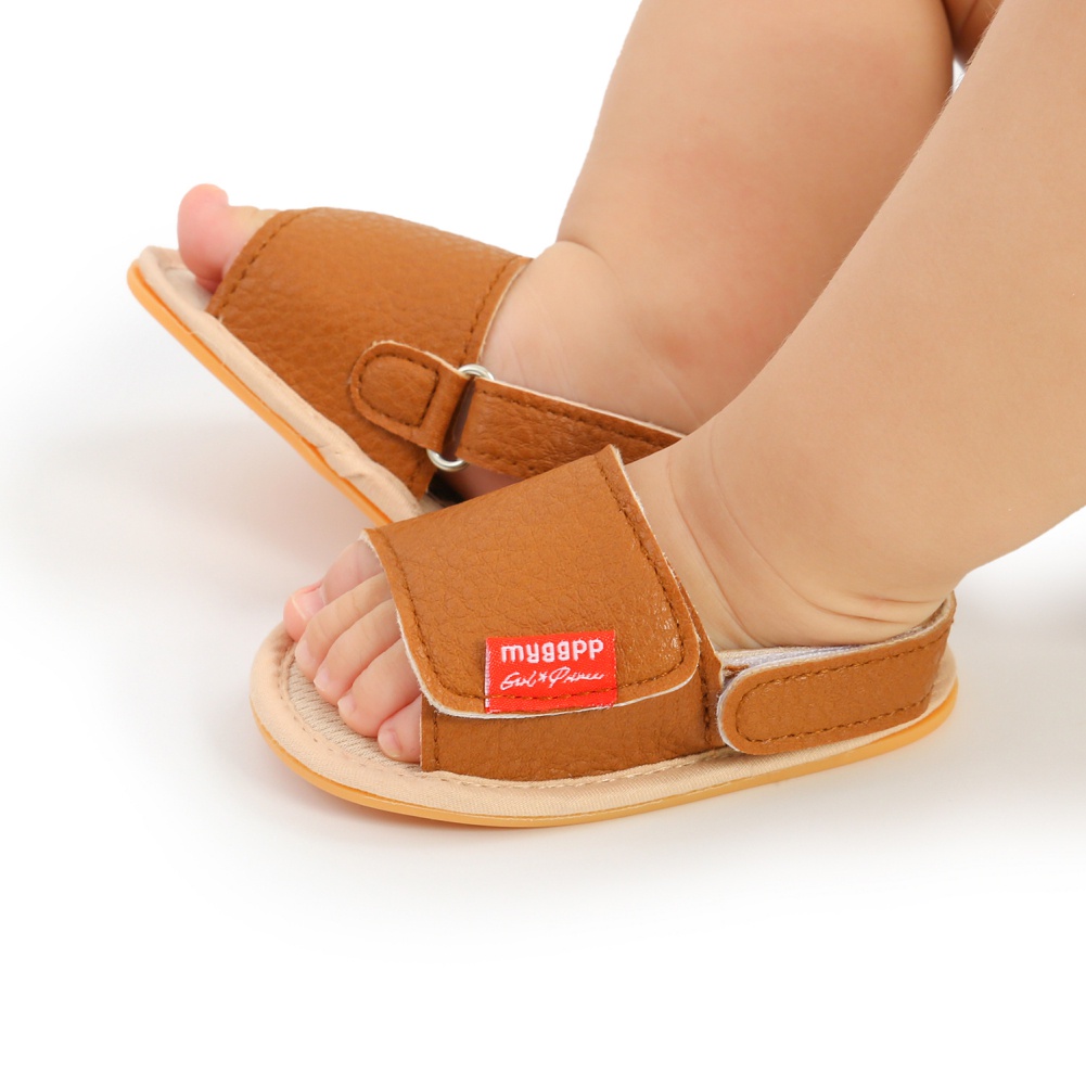 Giày Sandal Khóa Dán Chống Trượt Thời Trang Dành Cho Trẻ Sơ Sinh