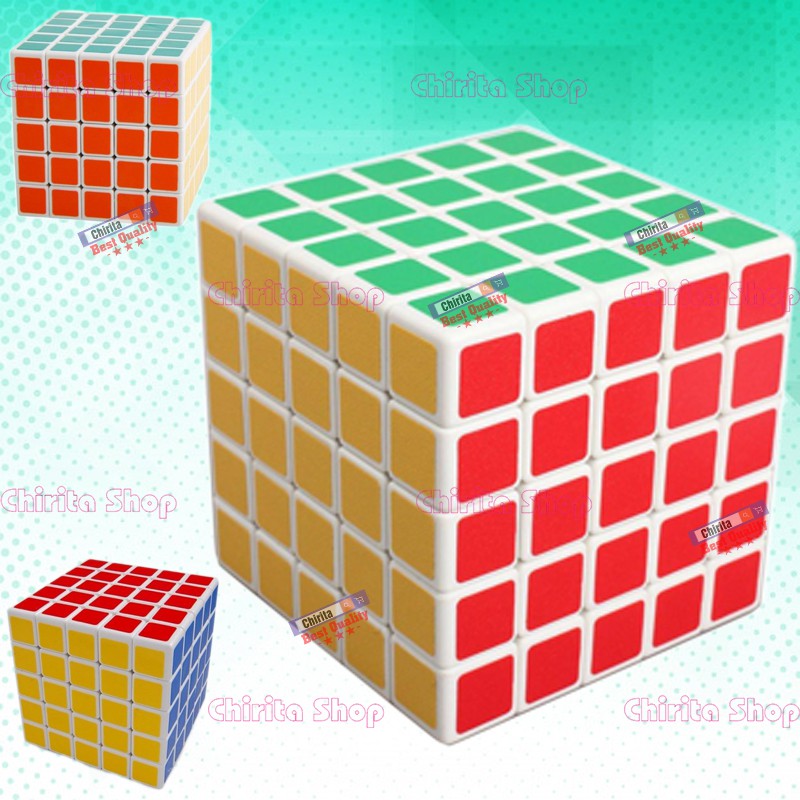 Rubik Magic Cube 5x5 - Rubik Jiehui Toys 5x5x5 Có Viền Trắng Cao cấp