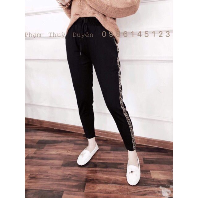 Quần Legging Cạp Thun Viền