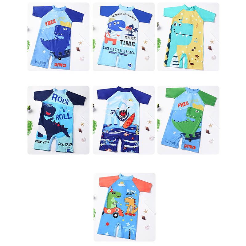 Bộ Đồ Bơi Một Mảnh Cho Bé Trai 3-12 Tuổi AKKU