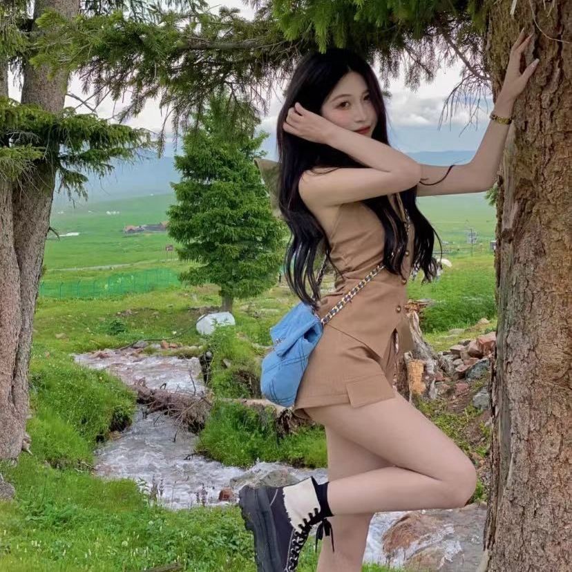 2022 summer fashion hot girls wear chest button vest female minority slim blouse + suit shirt and shorts set