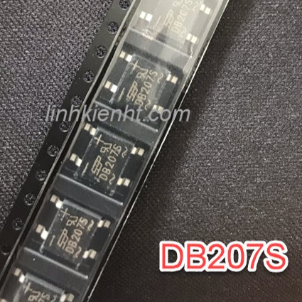 20 con Chỉnh lưu cầu - Diode cầu DB207S DB207 207 2A 1000V SOP-4