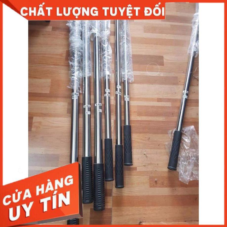 [ XẢ HÀNG ] [Tặng 1 Túi bổi + Móc] Sào bẫy Chim, Sào rút Inox đa năng 3m 5m 6m 7m SAO-CHIM