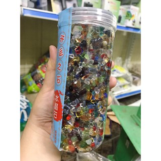 Trang Trí Bể Cá Cảnh-Hạt Nhựa Nhiều Màu