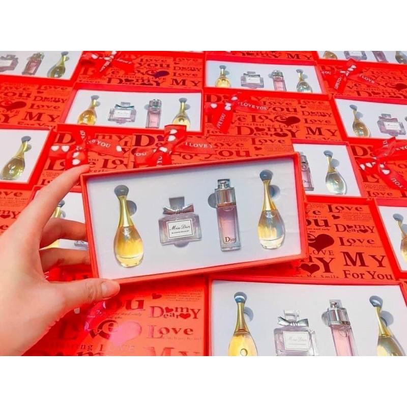 Set nước hoa 4 chai mini 𝐃𝐈𝐎𝐑 | Thế Giới Skin Care