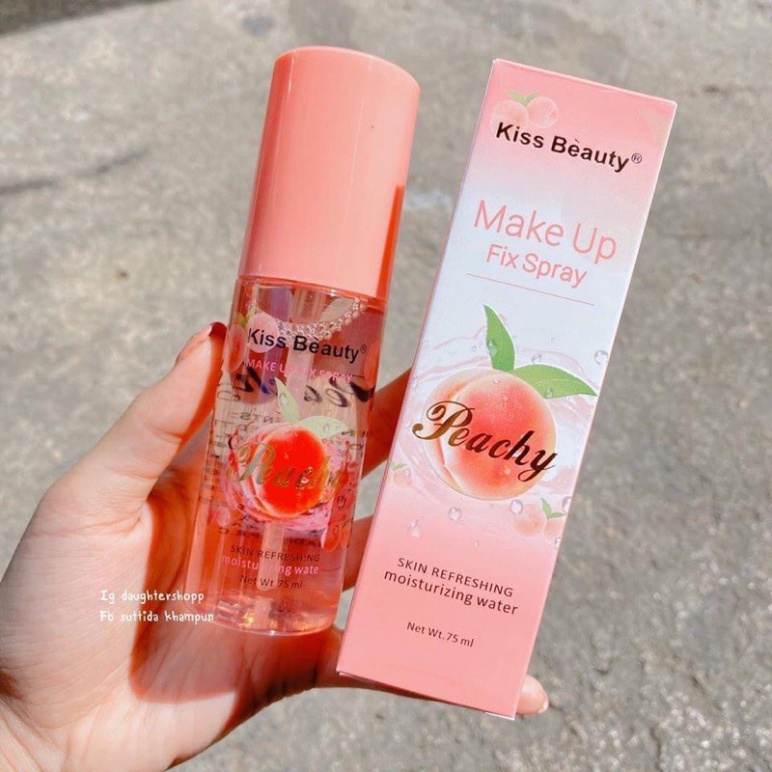 Xịt Giữ Makeup Hương Đào Hãng Kiss Beauty 75ml Mã 2166-03 | BigBuy360 - bigbuy360.vn
