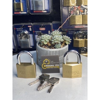 [Hỏa tốc HN] Khóa Abus 75/50mm, khóa chống cắt bằng kìm cộng lực, 4 chìa vi tính