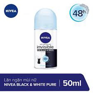 Lăn Khử Mùi Nữ Black & White Nivea 50ml