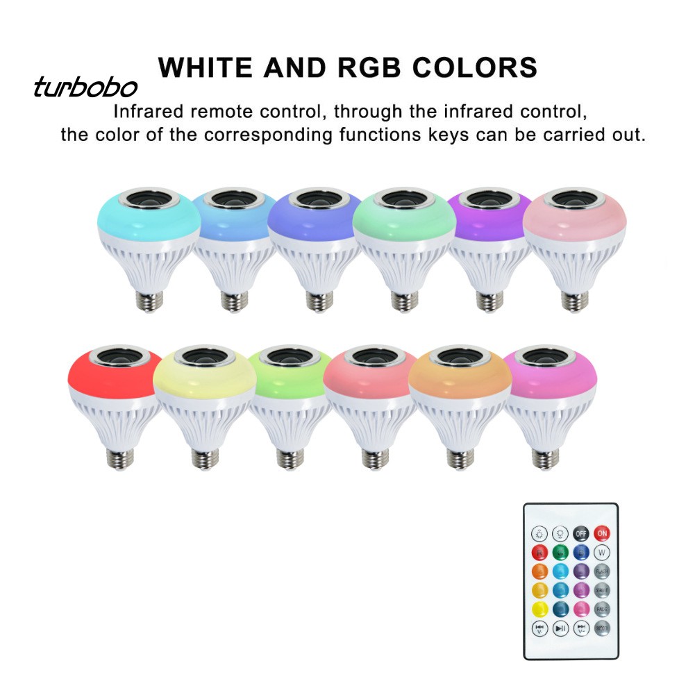 Bóng đèn LED Bluetooth E27 B22 + điều khiển từ xa