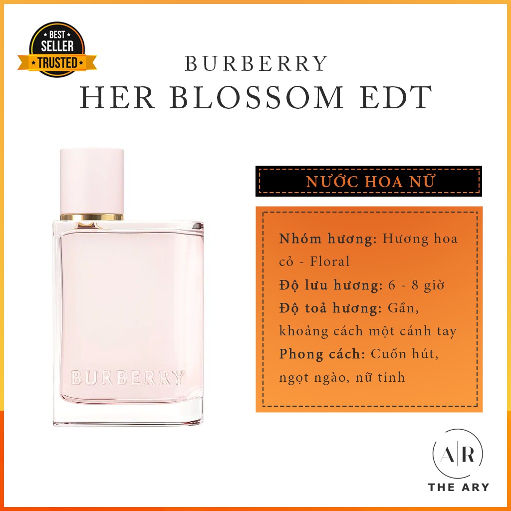 [Mẫu Thử 5, 10, 20ML] Nước Hoa Nữ Burberry Her Blossom EDT