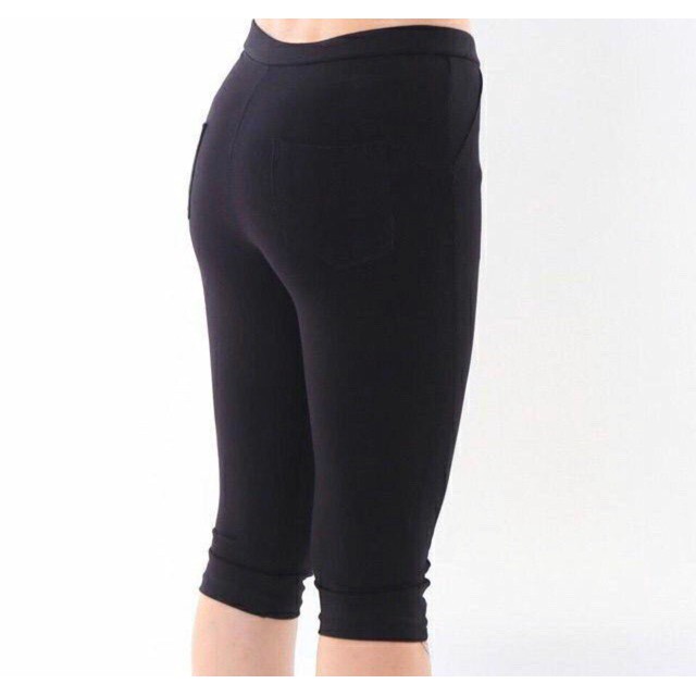 Quần ngố lửng nâng mông / Quần legging dài qua gối siêu co giãn