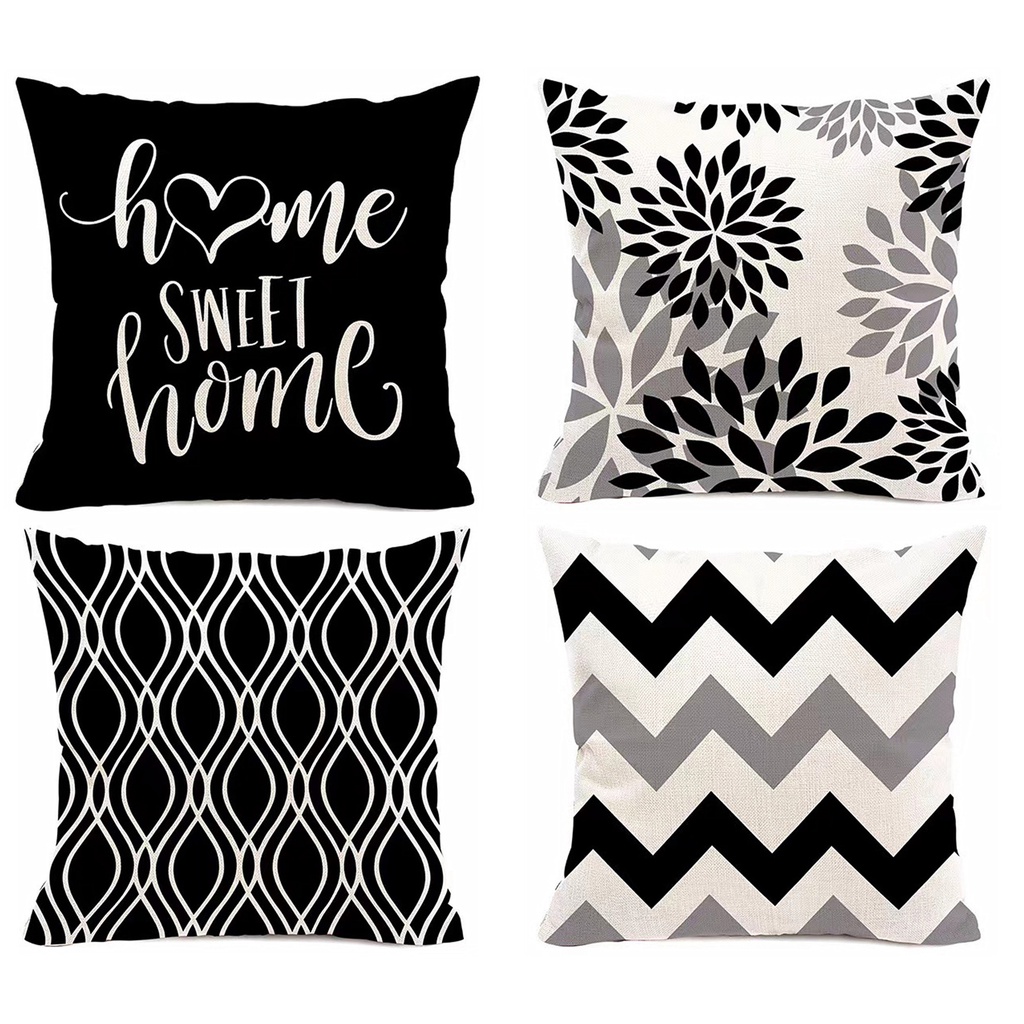 <COD> Vỏ Đệm Đen 60 × 60. 70 × 70.50 × 50.45 × 45.40 × 40.Vỏ Gối Mềm.Vỏ Gối Giường, Quà Tặng.