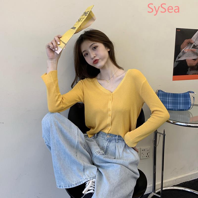 Áo Khoác Che Nắng Tay Dài Cổ Chữ V Thời Trang Mùa Hè Cho Phái Nữ