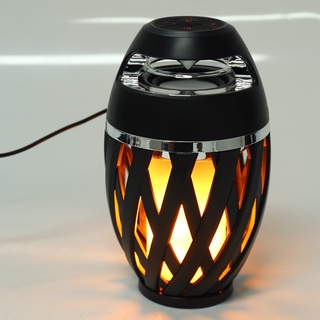 Loa bluetooth không dây có đèn LED hình ngọn lửa