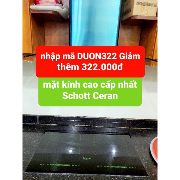 Bếp từ đôi Âm - Dương inverter nhập khẩu Đức mặt Kính Schott Ceran
