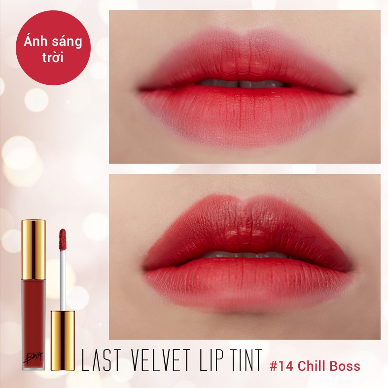 Son kem lì Bbia Last Velvet Lip Tint Version 3 - 14 Chill Boss (Màu đỏ lạnh) 5g - Bbia Official Store | BigBuy360 - bigbuy360.vn