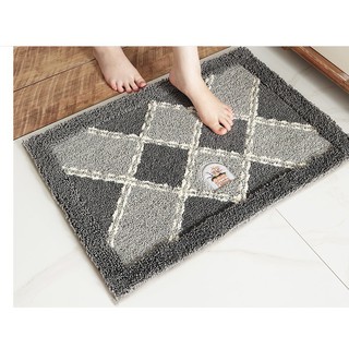Thảm lau chân hình khối siêu thấm hút nước để cửa phòng, nhà vệ sinh... KT 45X65cm