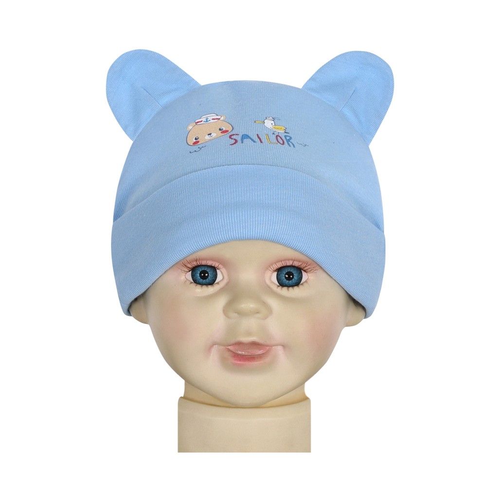 Nón sơ sinh tai gấu 1334- HELLO BB