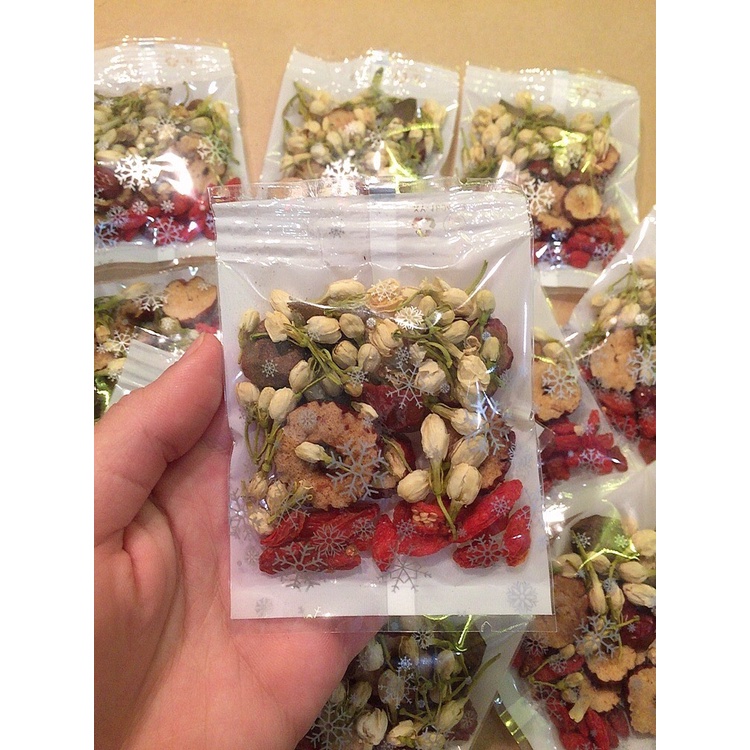 Trà Hoa Nhài, Mix thao dược kỷ tử, táo đỏ, cỏ ngot, Trà dưỡng nhan (gói 10g) | BigBuy360 - bigbuy360.vn