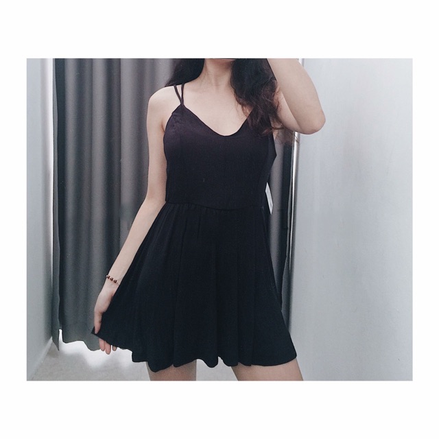 Jumpsuit dây chéo lưng F21