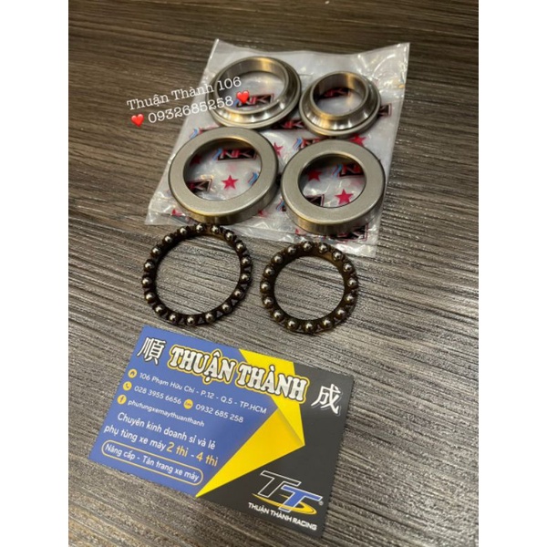 Chén cổ sport kèm bi rế NK - Su Sport/Xipo/RGV120/RG110/Satria2k/RGX