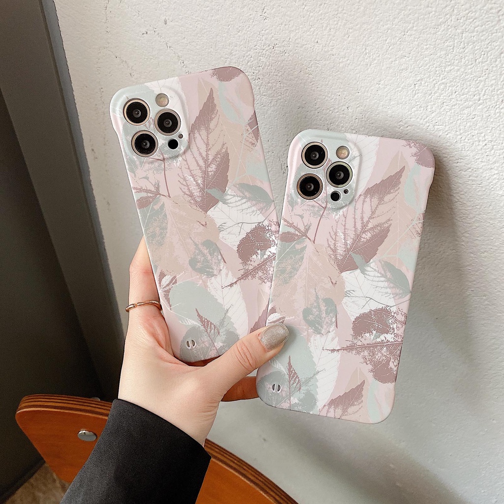 Ốp điện thoại cứng bo viền họa tiết đá hoa cương không khung cho IPhone 13 12 Pro 11 Pro Max 8 7 Plus X XS Max XR