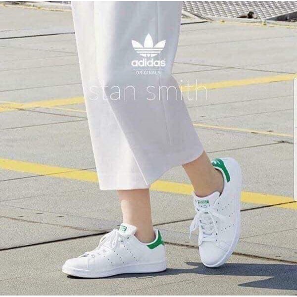 Giày Adidas FREESHIPAdidas Stan Smith Green Chính Hãng - Giày Stan Smith Gót Xanh Lá Chuẩn Auth [M20324]