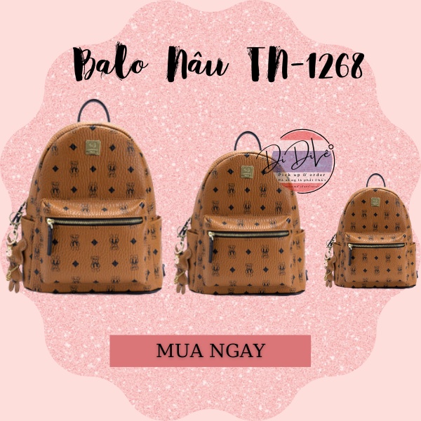 TTWN bear balo Gấu nâu xinh xắn tươi trẻ ( Sẵn Ship )