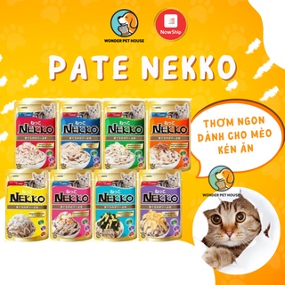 Hình ảnh [Mã PET50K1 giảm 50K đơn 250K] Pate Nekko Gói Cho Mèo 70g - Pate Vitamin Mượt Lông - Pate Cá Gà