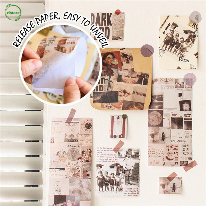 Nhãn dán họa tiết xinh xắn dùng trang trí sổ lưu niệm