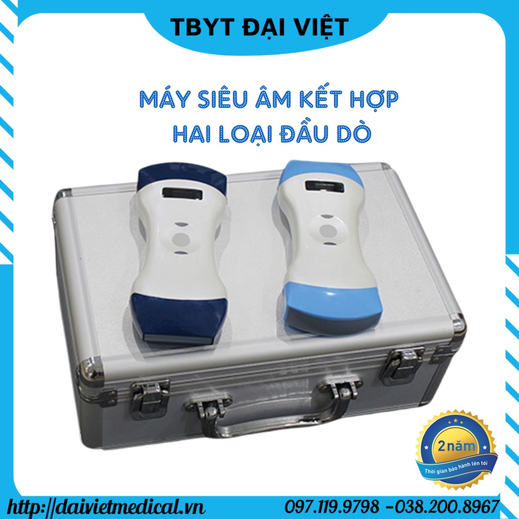 MÁY SIÊU ÂM KẾT HỢP HAI LOẠI ĐẦU DÒ BẢO HÀNH CHÍNH HÃNG 2 NĂM