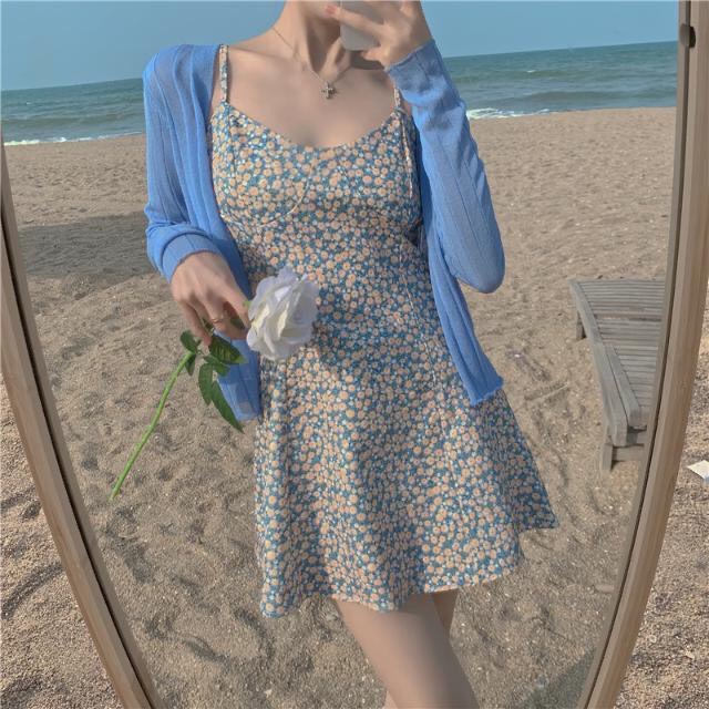 Áo len mỏng dài tay khoác ngoài áo cardigan 1290
