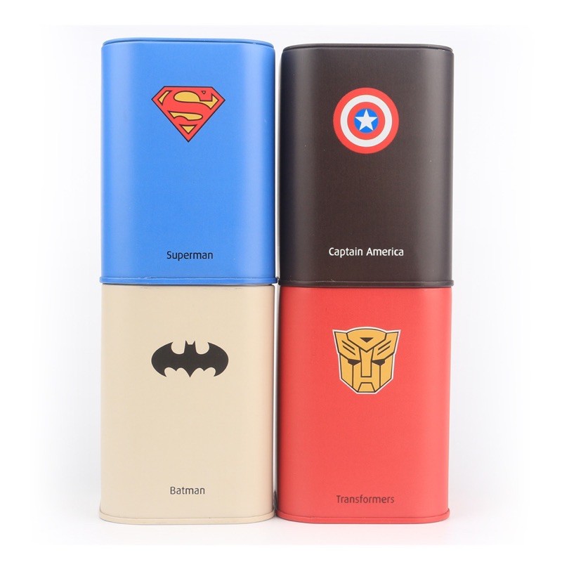 HỘP TIẾT KIỆM/ HỘP ĐỰNG BÚT 🔥 FREESHIP 🔥 đa năng dành cho bé trai - mẫu siêu anh hùng, tranfomer