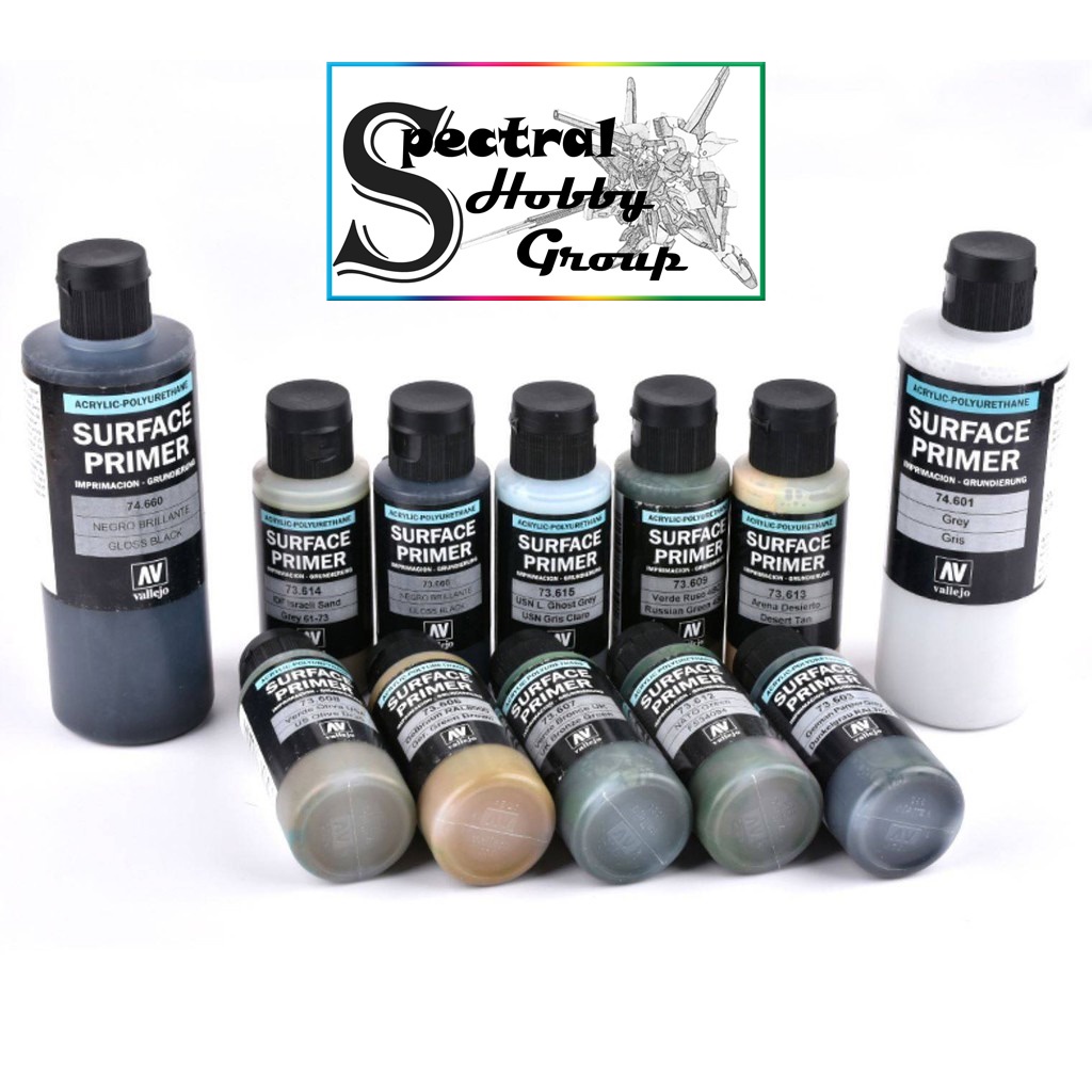 Sơn mô hình Acrylic Vallejo Surface Primer các loại