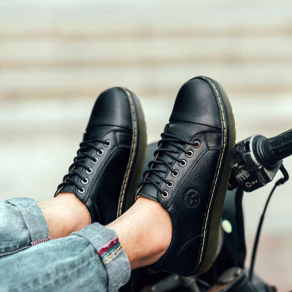 Giày Sneaker Nam Giày Doctor Nam Da Bò Thật 100% DR0316