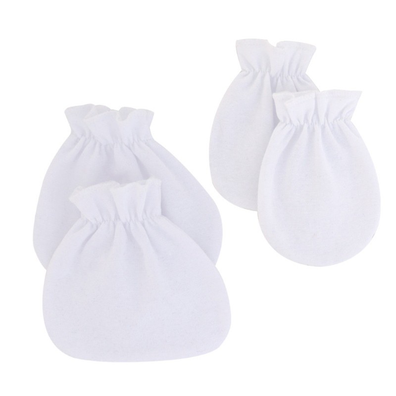 Bộ găng tay và vớ cotton mềm chống trầy xước cho bé