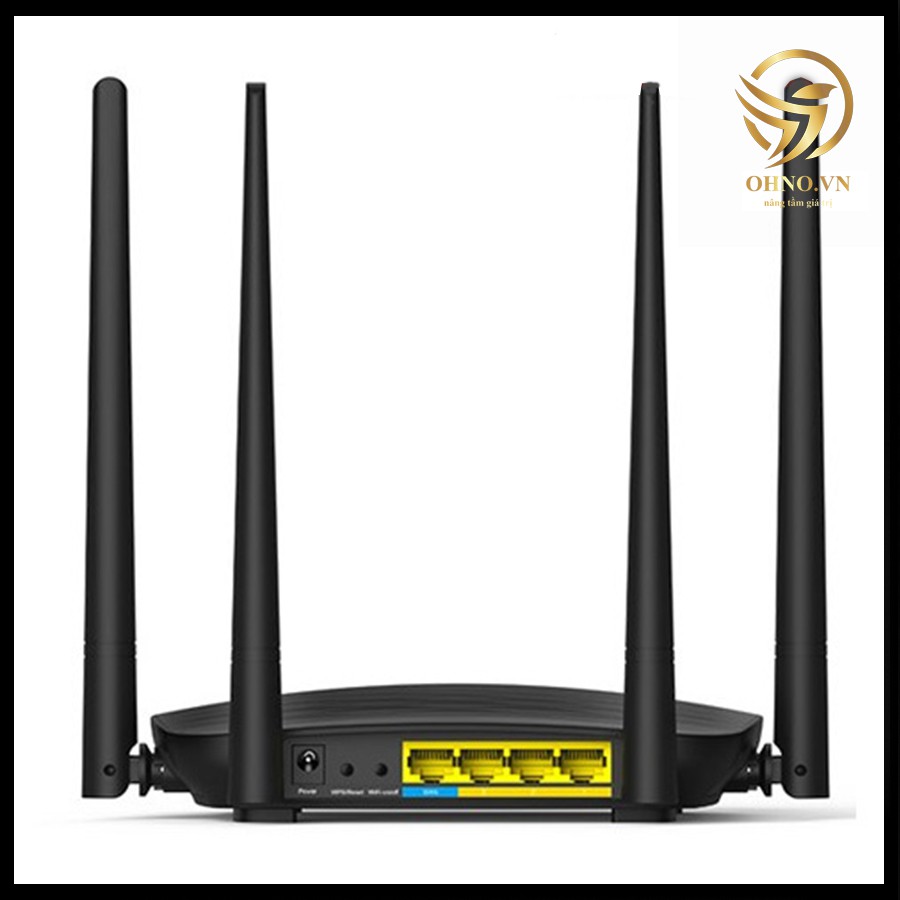 Bộ Thiết Bị Phát Wifi TENDA AC5 1200Mbps ( Nhập Khẩu ) Cục Phát Sóng Wifi 4 Râu Kết Nối Tốc Độ Cao  - OHNO VIỆT NAM