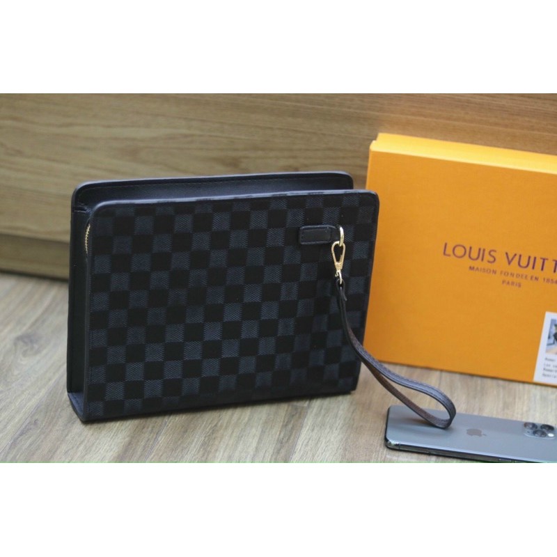 Clucth L V cầm tay Fullbox
